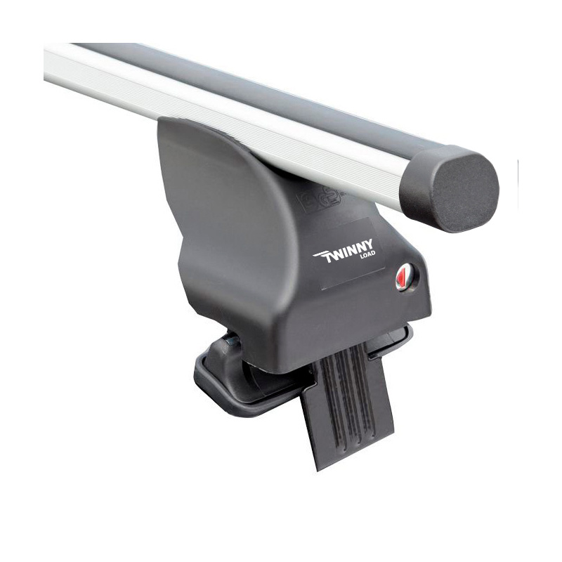 Dakdragerset Twinny Load Aluminium A05 semi pasvorm (voor auto's zonder dakreling)