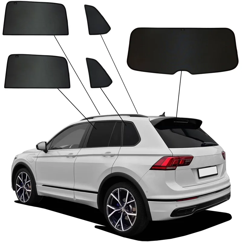 SunClip Zicht- & Zonwering  Volkswagen Tiguan II 2016-2024 excl. Allspace