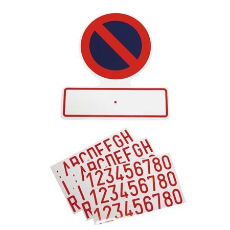Sticker 'Verboden parkeren'