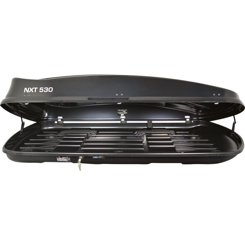 Twinny Load Dakbox NXT 530 Liter Glanzend-Zwart 201x90x40cm (Dubbelzijdig)