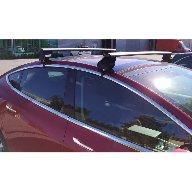 Dakdragerset Twinny Load Aluminium Fly Bar  Tesla Model 3