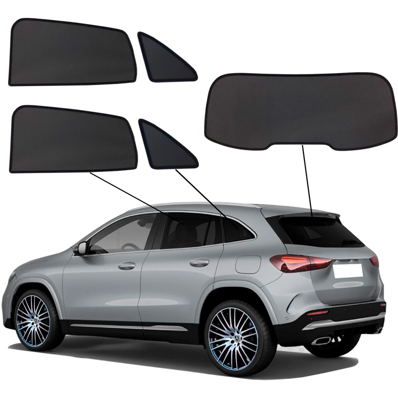 SunClip Zicht- & Zonwering  Mercedes GLA (H247) 2020- & EQA (H243) 2021-