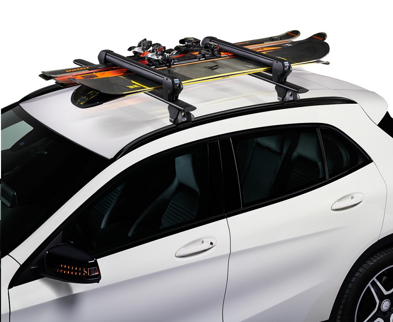 Cruz Alu Ski en Snowboard Houder voor 6 ski's zwart