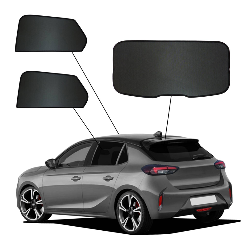 SunClip Zicht- & Zonwering  Opel Corsa F 5-deurs 2019- incl. Corsa-e