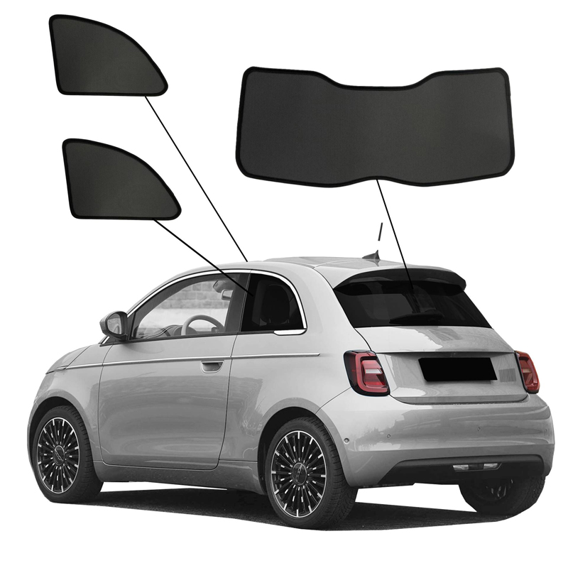 SunClip Zicht- & Zonwering  Fiat 500e (332) 2020- excl. 3+1