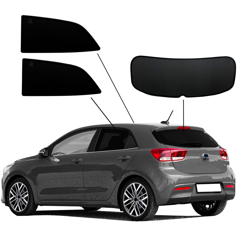 SunClip Zicht- & Zonwering  Kia Rio IV (YB) 2017-2023