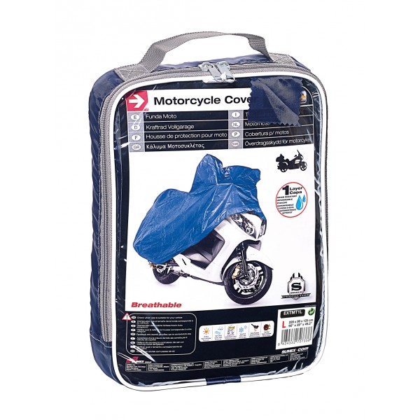 Cover Plus Motorhoes Buiten type Ecolit Maat XL 246x104x127cm