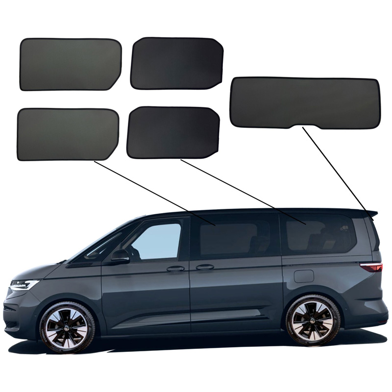 SunClip Zicht- & Zonwering  Volkswagen Multivan T7 2021- (lange wielbasis)