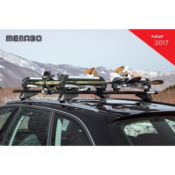 Menabo IceBerg Dubbel Ski en Snowboard houder voor 8 ski's