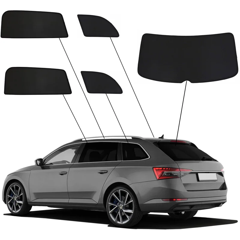 SunClip Zicht- & Zonwering  Skoda Superb 3V Kombi 2015-2023
