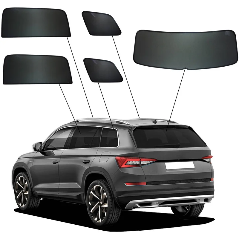 SunClip Zicht- & Zonwering  Skoda Kodiaq I 2017-2024