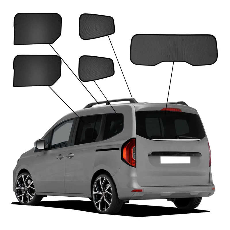 SunClip Zicht- & Zonwering  Renault Kangoo III MPV 2021- & Mercedes Citan Tourer/T-Klasse/EQT 2021- & Nissan Townstar 2021-